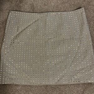 NWT Square Studded Mini Skirt H&M NYC